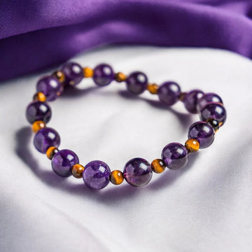 Plastic Pearl Beats - Lavender Colour with Golden Colour