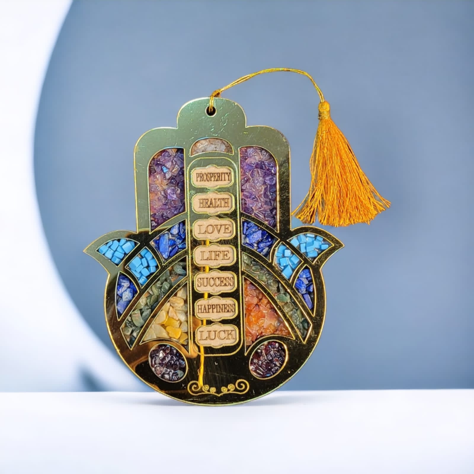 Seven Chakra  Hamsa Hanger