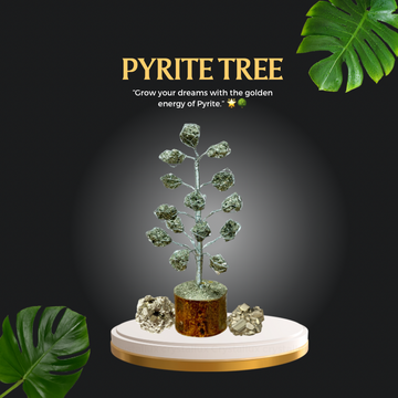 Natural Pyrite Gemstone Tree | Attraction of Wealth, Prosperity & Good Luck