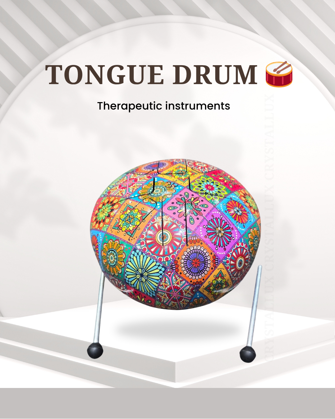 Mandala Harmony Steel Tongue Drum