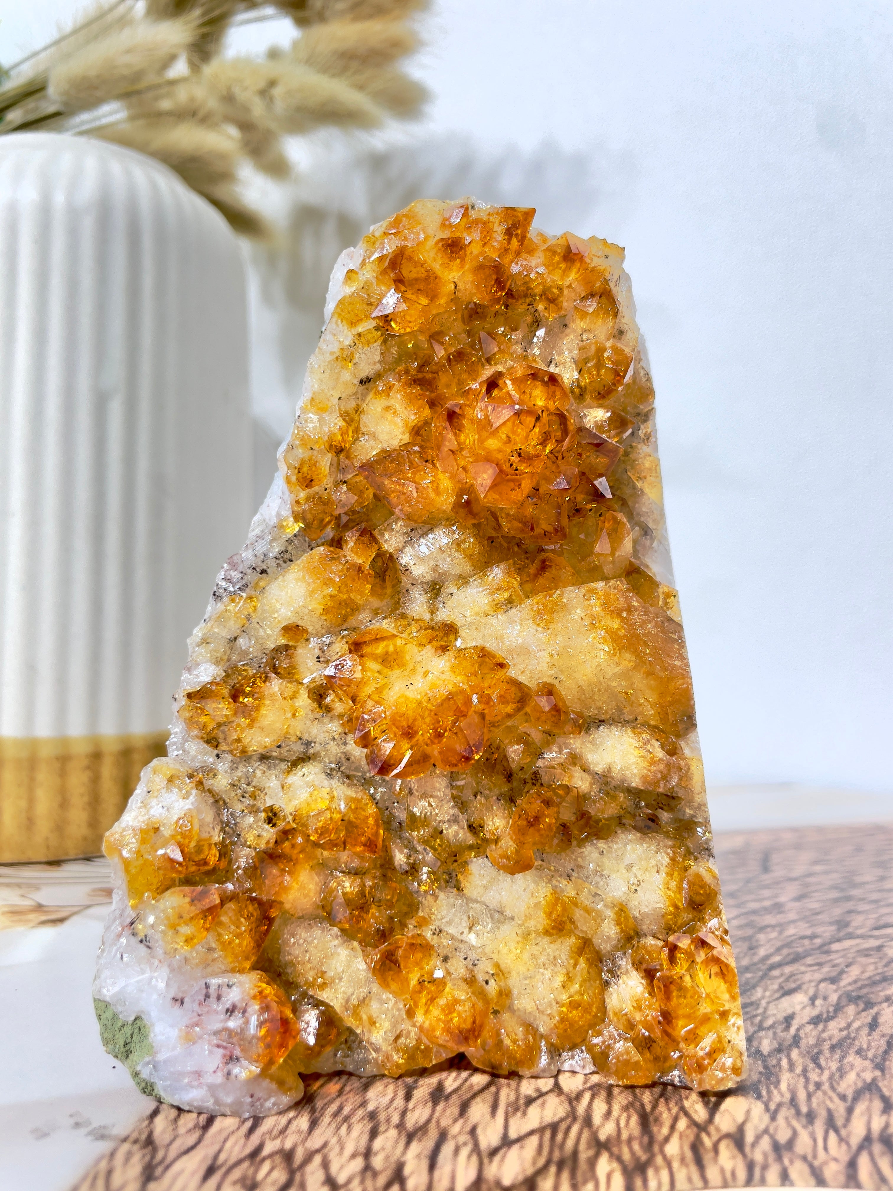 Citrine Standing Geodes