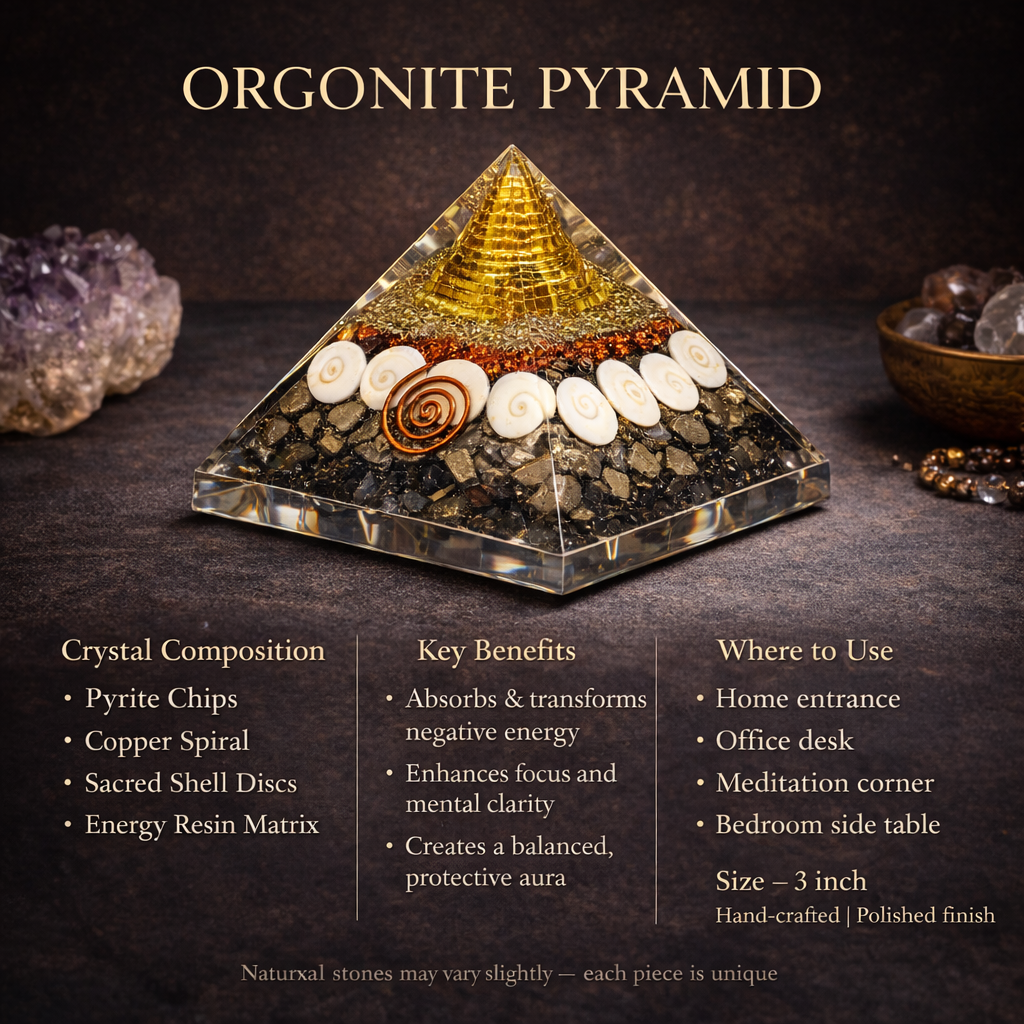 Pyramide Shree Yantra pour attirer la richesse | Vastu et énergie monétaire