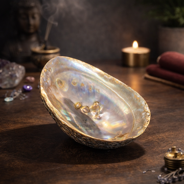 Abalone / Mother of Pearl Shell Smudging Bowl for Sage, Palo Santo & Spiritual Cleansing