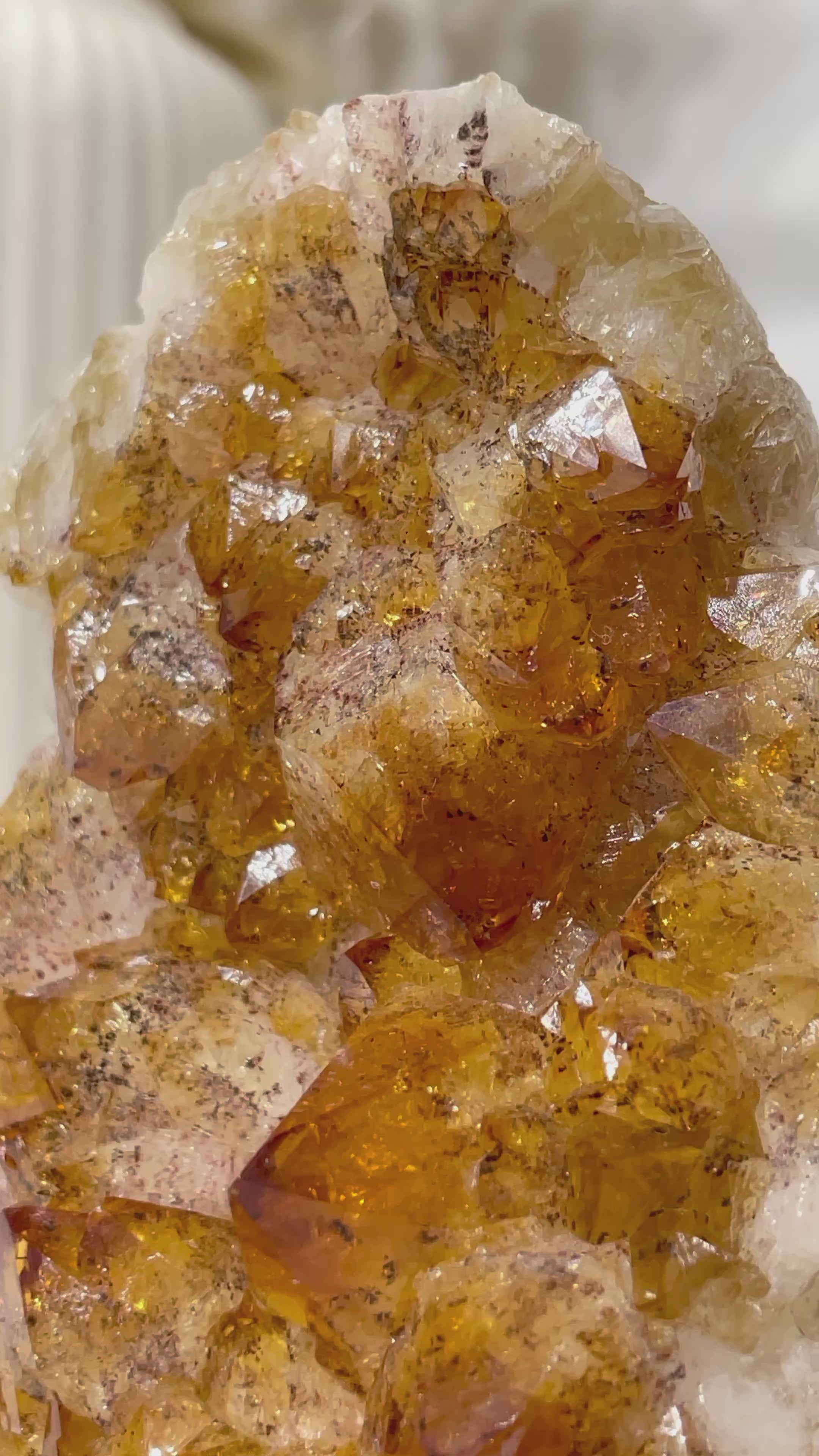 Citrine Standing Geodes