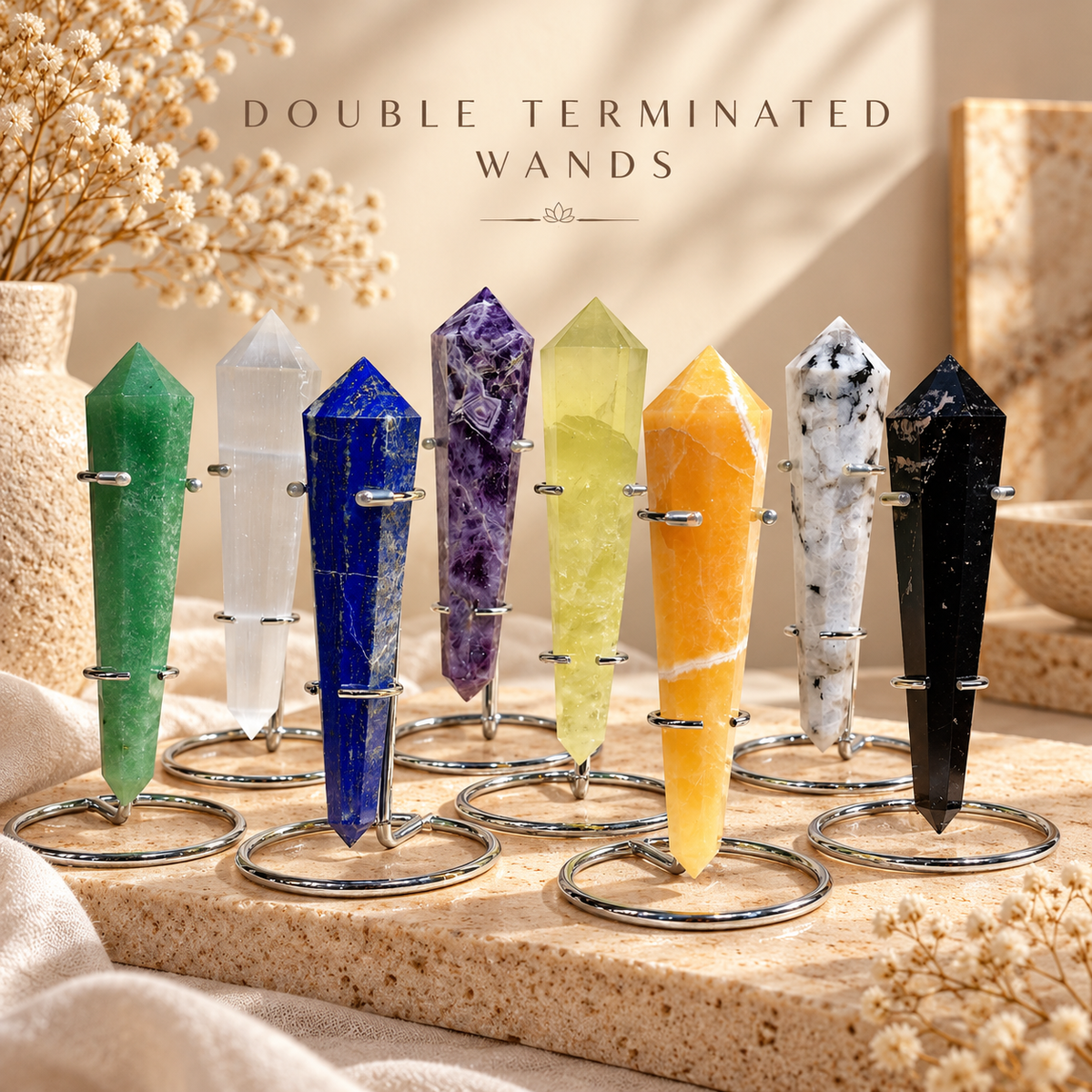 Double Terminated Crystal Wands for Sale Online | Natural Healing Crystals – Crystal Lux Studio